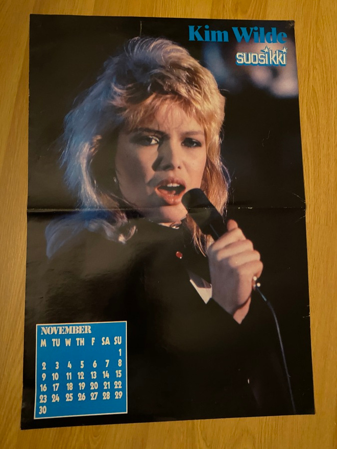 Kim Wilde julisteet ja keräilykuva
