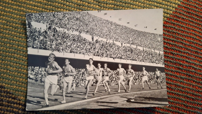 VALOKUVA HELSINKI OLYMPIALAISET 1952