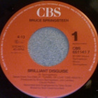 BRUCE SPRINGSTEEN::BRILLIANT DISGUISE / LUCKY MAN:VINYYLI 7" - pikkukuva 3
