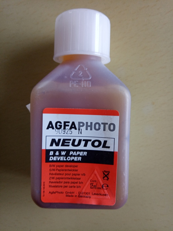 Agfa Photo Neutol - B & W Paper Deleloper