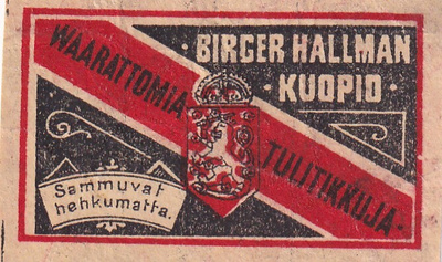 Kuopio. Birger Hallman, Sammuvat hehkumatta , s76