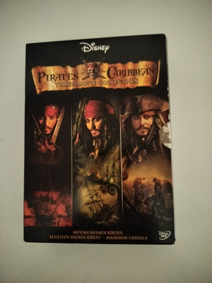 pirates of caribbean three movie collection DVD (muoveissa)
