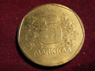 5 markkaa 1975