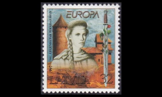 Latvia 453 ** Europa myytit ja legendat (1997)