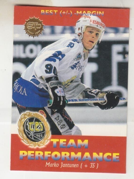 94-95 Sisu Marko Jantunen team performance.