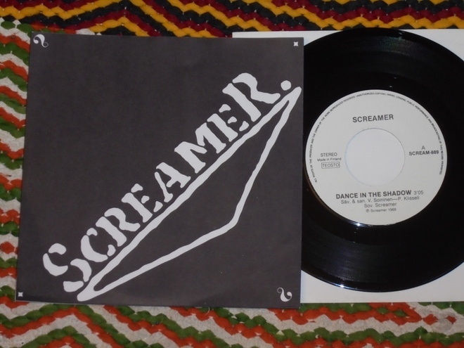 7" SCREAMER - Dance In The Shadows - single 1989 hard rock M