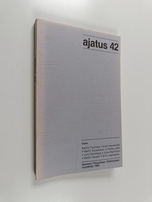 Ajatus 42 : Suomen filosofisen yhdistyksen vuosikirja 1985