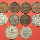 1 penni 1865, 1866, 1867, 1867 aika hyvä kunto ym.....(KD13) - pikkukuva 1