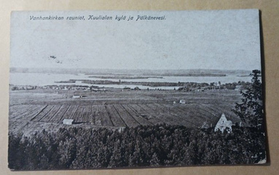 Pälkäne, kirkon rauniot, Kuulialan kylä, Pälkänevesi p. 1927