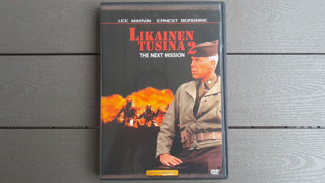 DVD: Likainen Tusina 2: The Next Mission (Lee Marvin 1985)