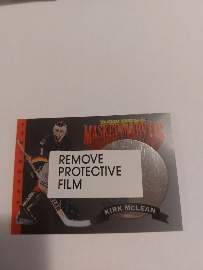 1994-95 Donruss Masked Marvels #6 Kirk McLean