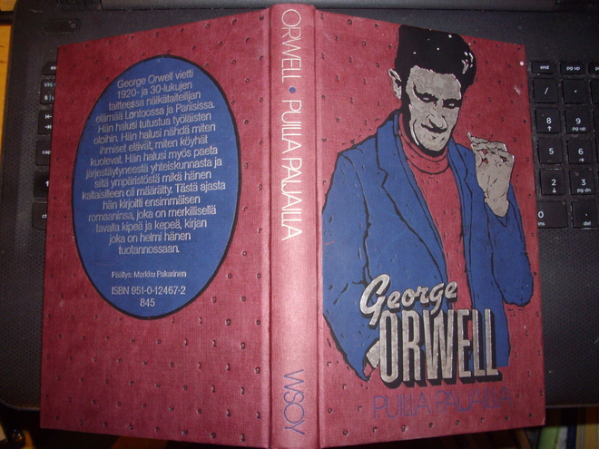 George Orwell  :  Puilla paljailla ( 1 p. 1985 ) Sis. postik