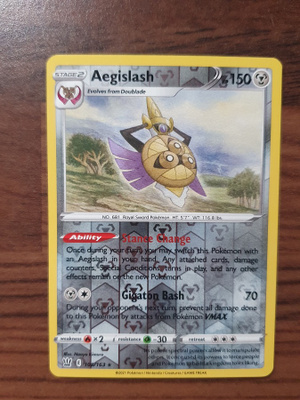 Pokemon Aegislash 108/163 Reverse holo Rare