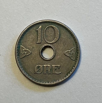 10 äyriä, Norja 1951