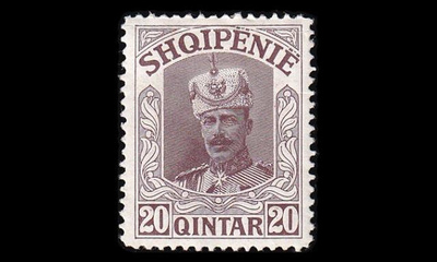 Albania NA_V * Wiedin prinssi Wilhelm 20 Q julkaisematon (19
