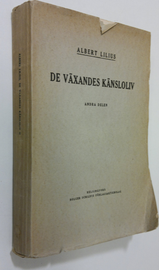 Albert Lilius : De växandes känsloliv enligt nutida under...