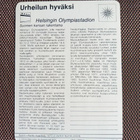 Urheilukortti Helsingin Olympiastadion Concert Hall - pikkukuva 2