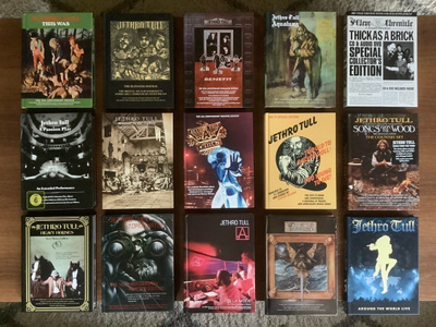 Jethro Tull : Digibook / CD/DVD - koko ilmestynyt sarja
