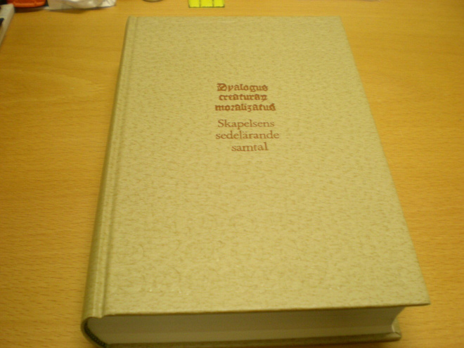Dyalogus createrarum moralizatus 1483 - Skapelsens sedeläran