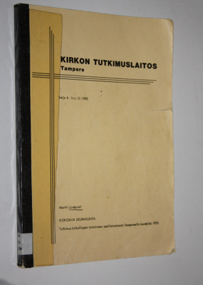 Martti Lindqvist : Kokoava seurakunta : Tutkimus kirkolli...