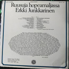 ERKKI JUNKKARINEN-RUUSUJA HOPEAMALJASSA,BLU-LP 180,v.1976 - pikkukuva 2