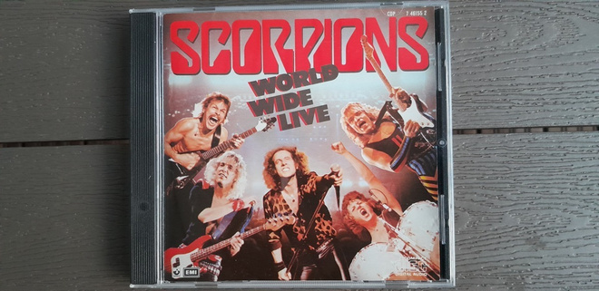 CD: Scorpions - World Wide Live (Vanha Painos 1985)