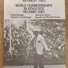 YLEISURHEILUN MM KISAT 1983 HELSINKI PIKAJUOKSULAJIT TULOKSE - pikkukuva 1