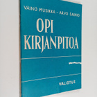 Väinö Musikka : Opi kirjanpitoa - pikkukuva 1