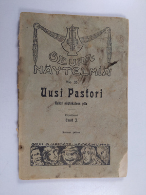 Evald Jakku : Uusi pastori : kaksinäytöksinen pila