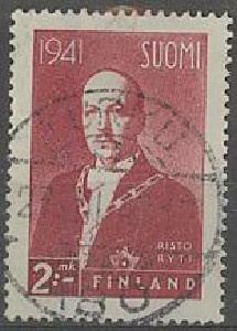 1941 Ryti 2mk kaunis - paha taite