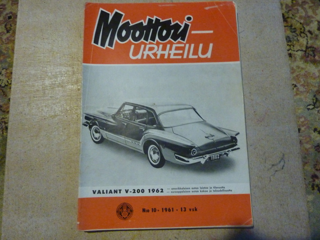 Moottori Urheilu  10-61  NSU Prinz