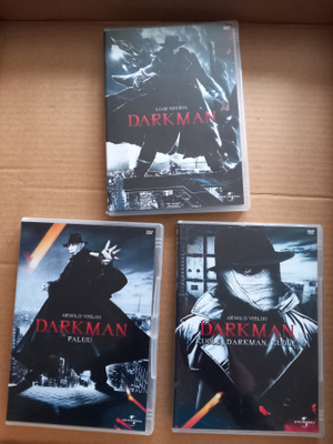 Darkman 1-3 Suomi dvd 6,5€/kpl