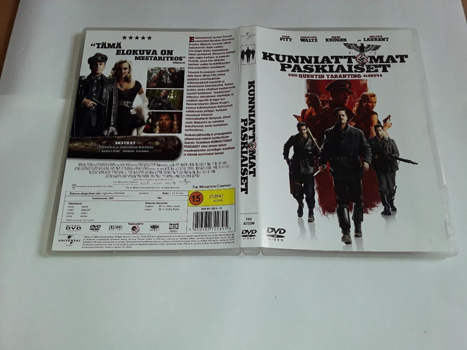 Kunniattomat paskiaiset - SF Region 2 DVD (Universal)