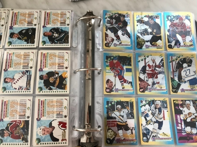 1994-95 Score Gold Line kortteja alkaen 0.50e/kpl