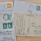 10 VANHAA Postikorttia Martta Wendelin 1940-l - pikkukuva 3