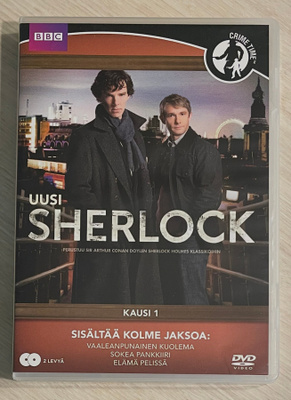Uusi Sherlock: Kausi 1 (2010) Benedict Cumberbatch (2DVD)