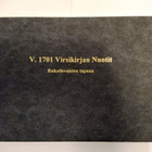 V. 1701 Virsikirjan Nuotit Rukoilevaisten tapaan - pikkukuva 1