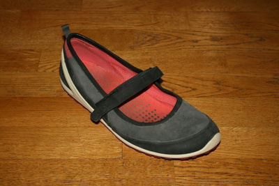Ecco mustat nahkaiset ballerinat 40 (n. 25,5 cm)