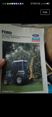 Ford 1720 traktori esite