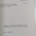 Bertil Godenhielm : Influence of tolerancese on acoustic ... - pikkukuva 2