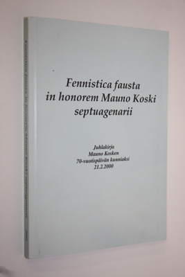 Eeva ym. (toim.t) Lähdemäki : Fennistica fausta in honore...