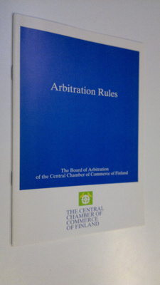Arbitration rules : The board of arbitration of the centr...