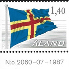 Åland 1984 Yleismerkki 1,40 mk välilöpari numero ** LaPe 004 - pikkukuva 1