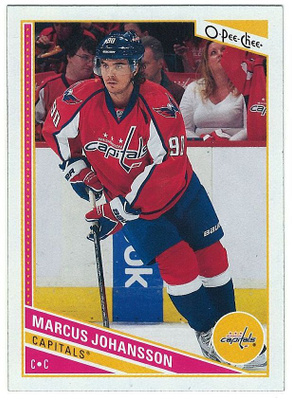 13-14 O-Pee-Chee #212 Marcus Johansson