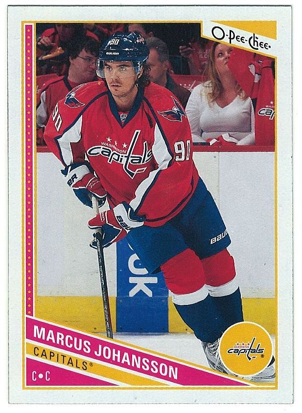 13-14 O-Pee-Chee #212 Marcus Johansson