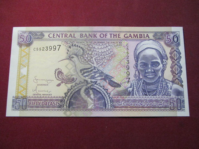 50 dalasis 2001 Gambia