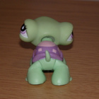LITTLEST PET SHOP pinkki-lila kilpi KILPIKONNA #566 - pikkukuva 3