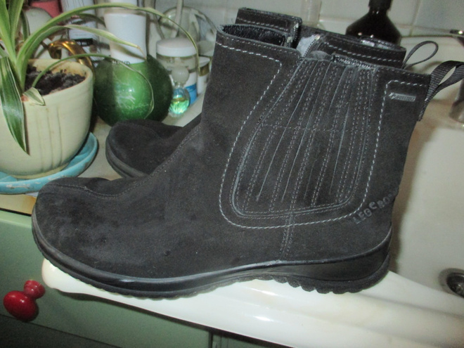 Naisten nilkka kengät,mokka nahkaa/gore.tex