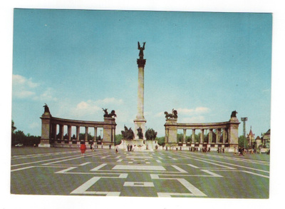 Unkari, Budapest. Heroes' square.
