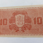 10 mk 1945 Nro F 6660266 HYVÄ - pikkukuva 2